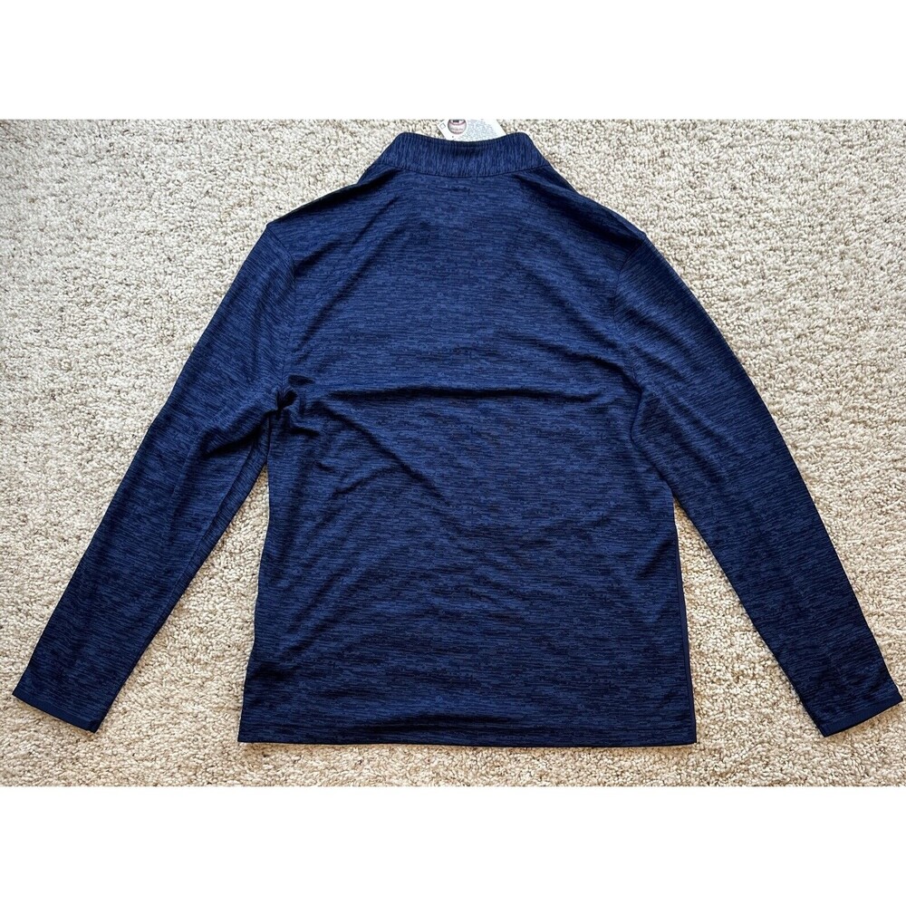 Boston Red Sox Shirt‎ Mens Large Blue Quarter Zip Performance Stretch Baseball - Picture 5 of 6